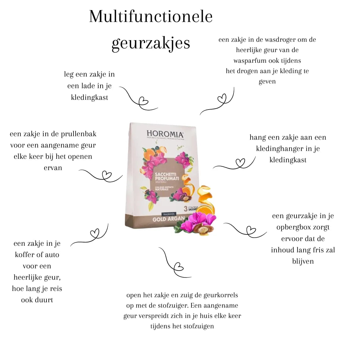 Geurzakjes Gold Argan